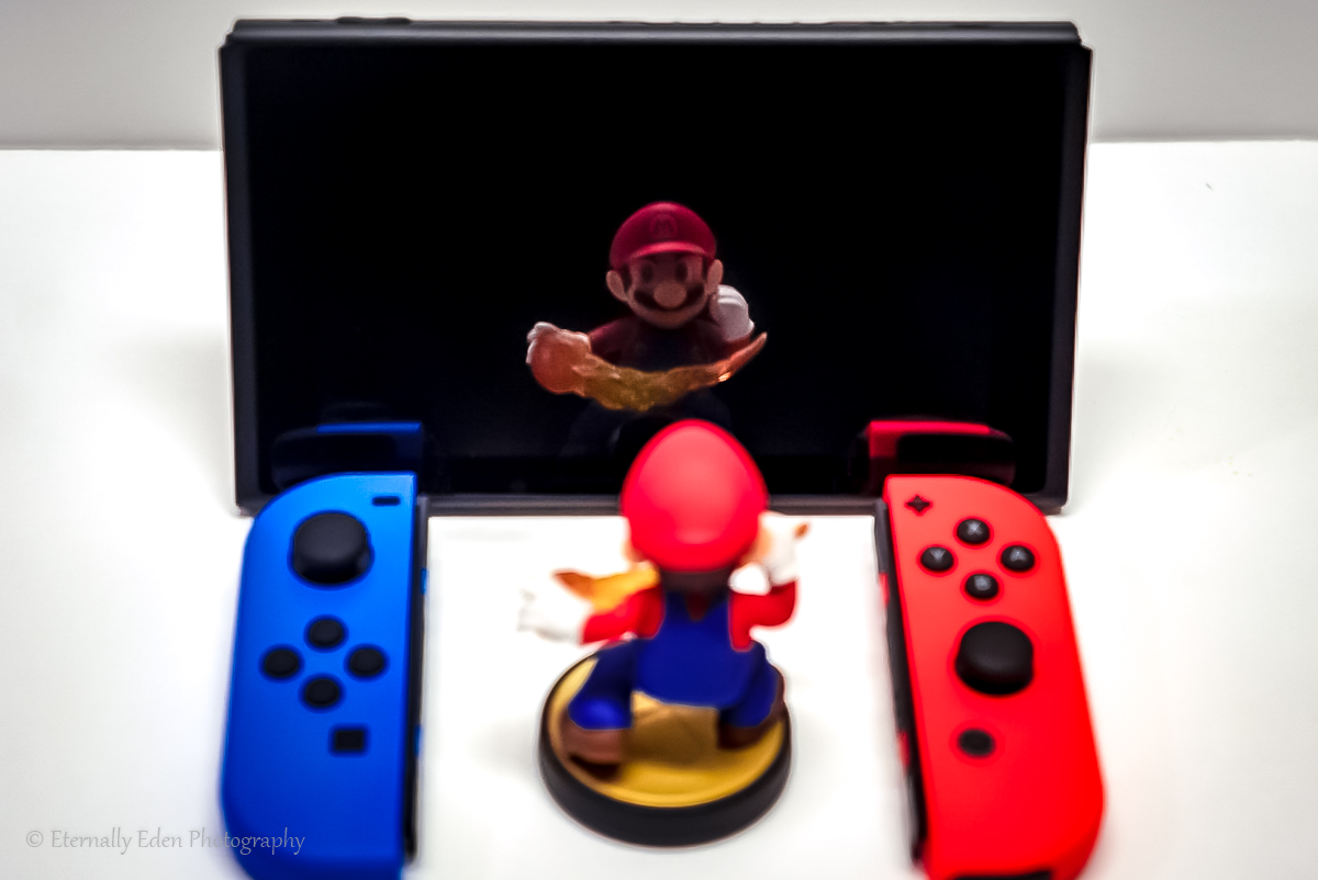 Experimental Nintendo Switch photo shoot